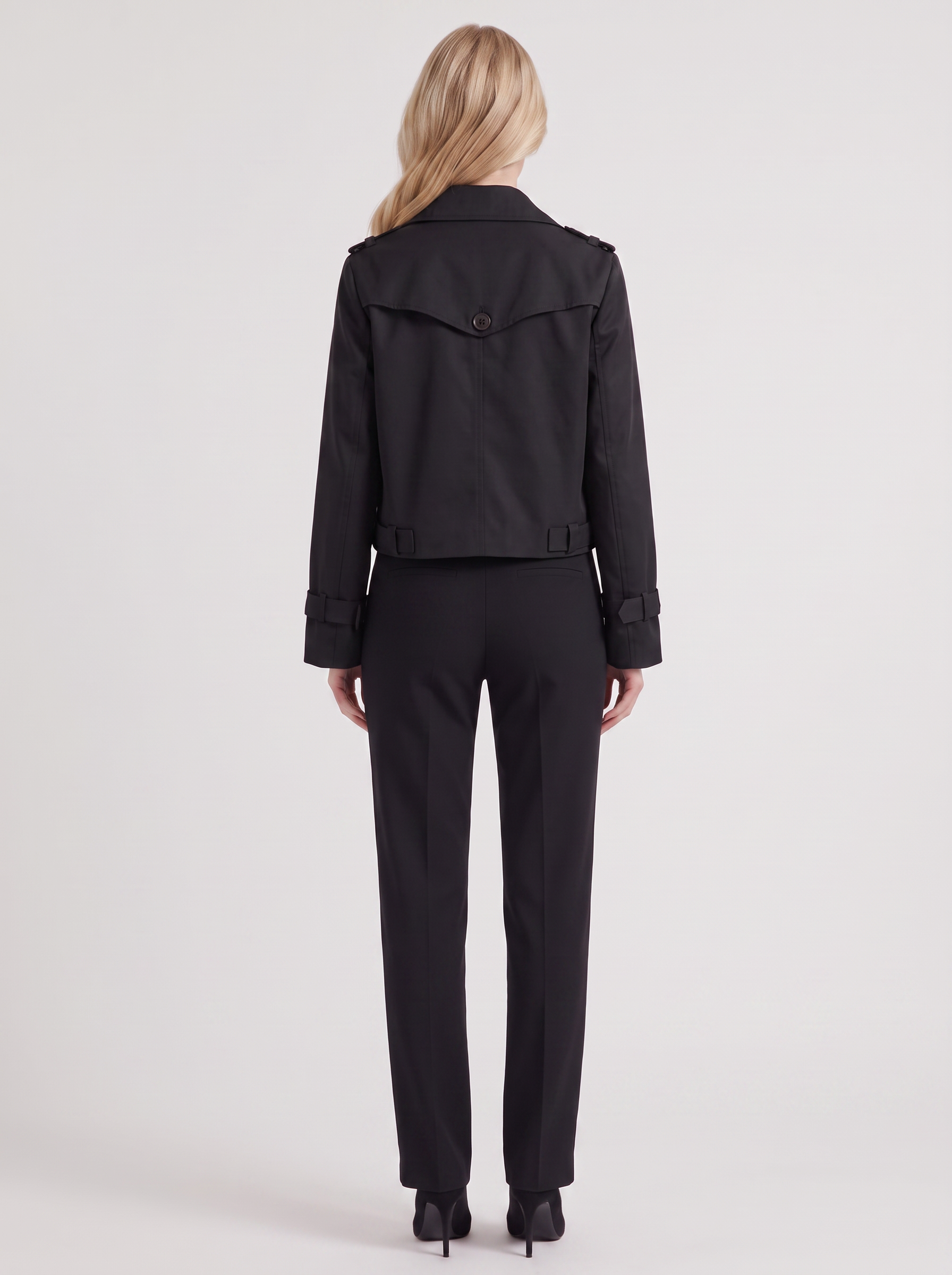 Nell Short Trench - Black