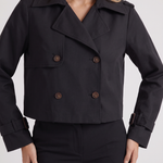 Nell Short Trench - Black
