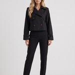 Nell Short Trench - Black