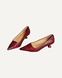 Pumps Pointed Toe Kitten Heel Shoes