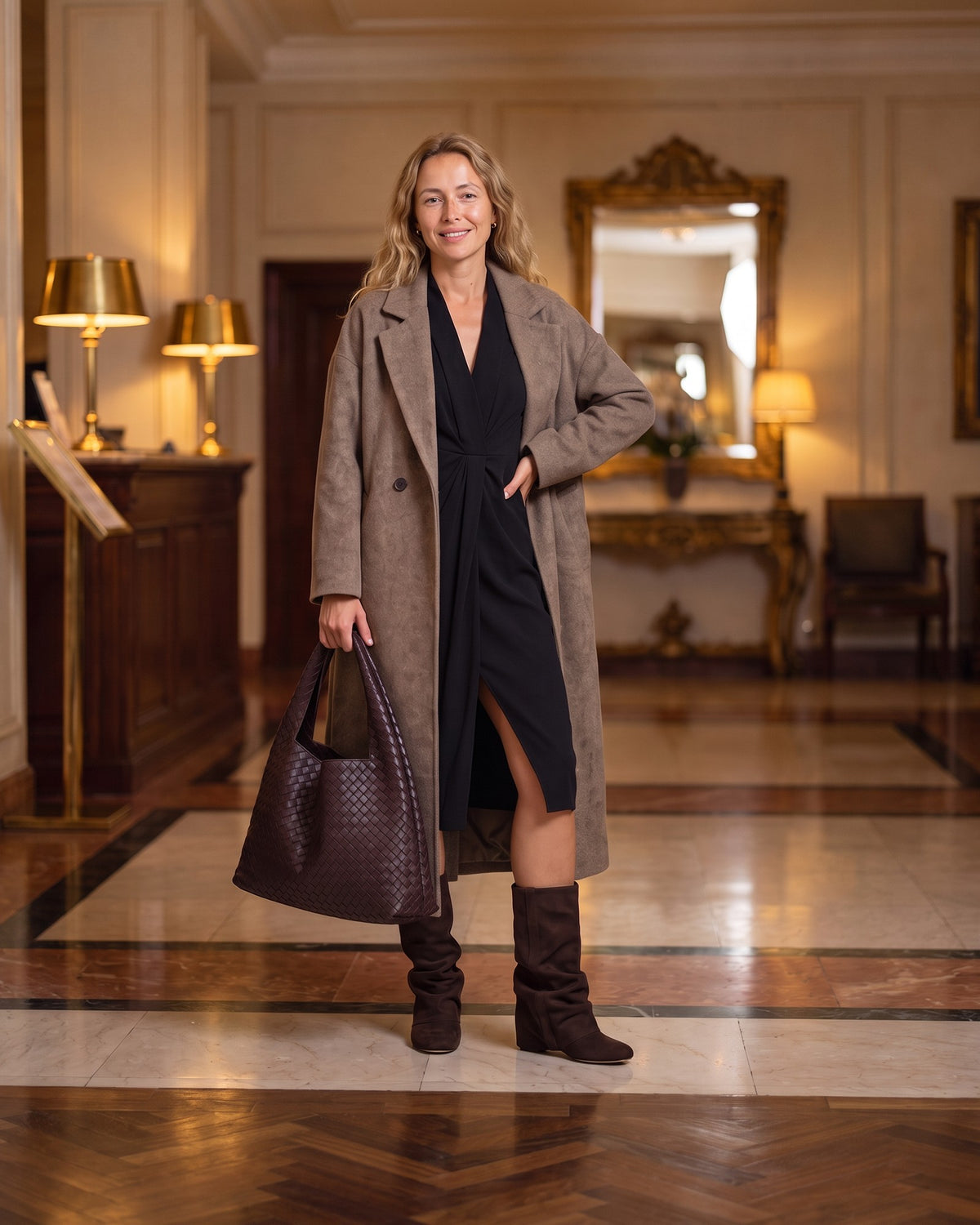 The Brown Coat Look