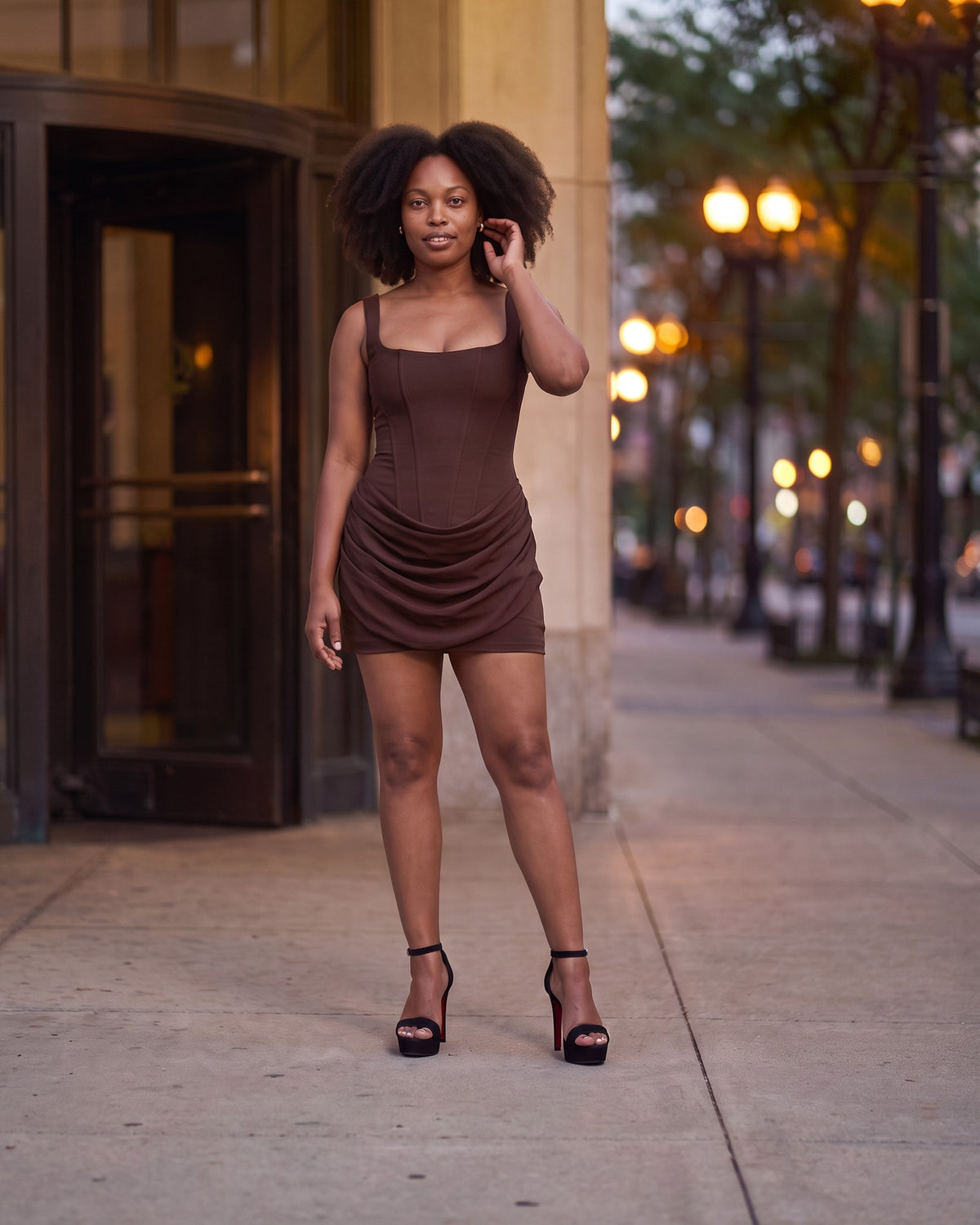 The Brown Mini Look