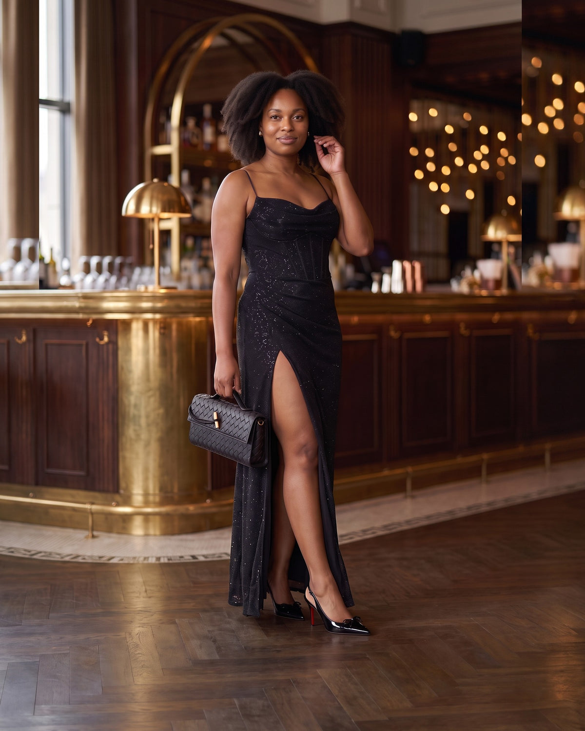 The Black Corset Look