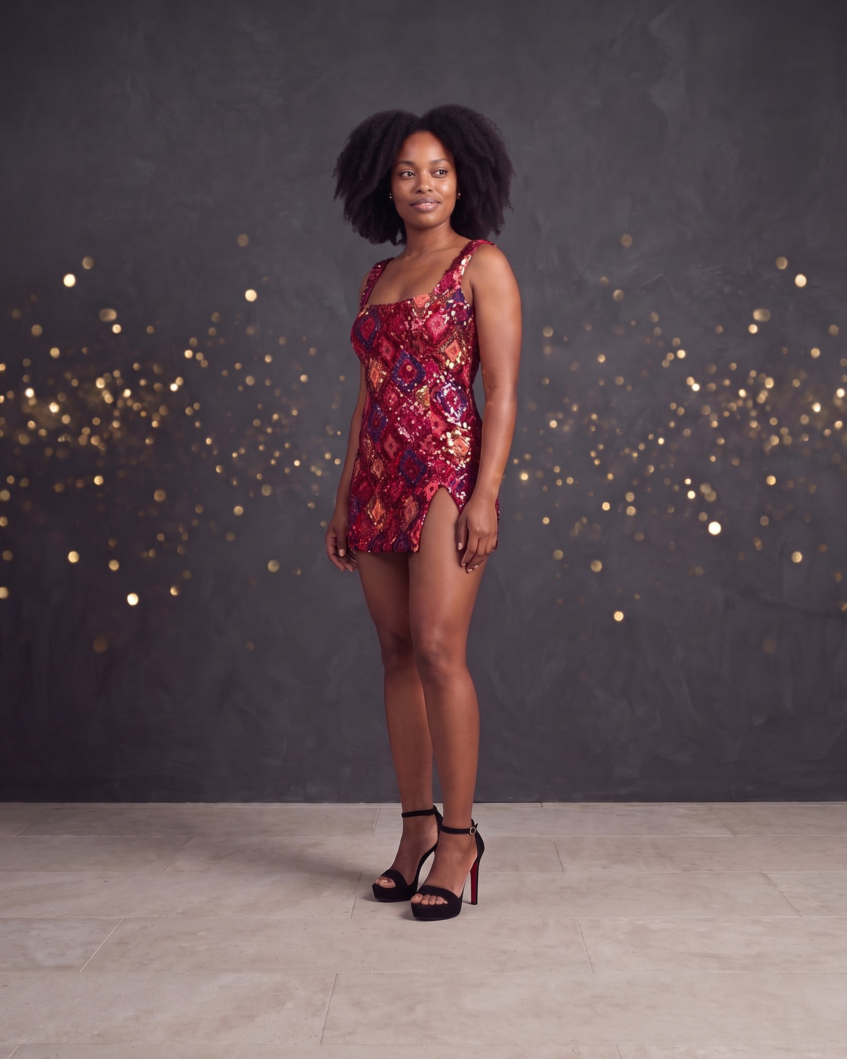The Ruby Sequin Look