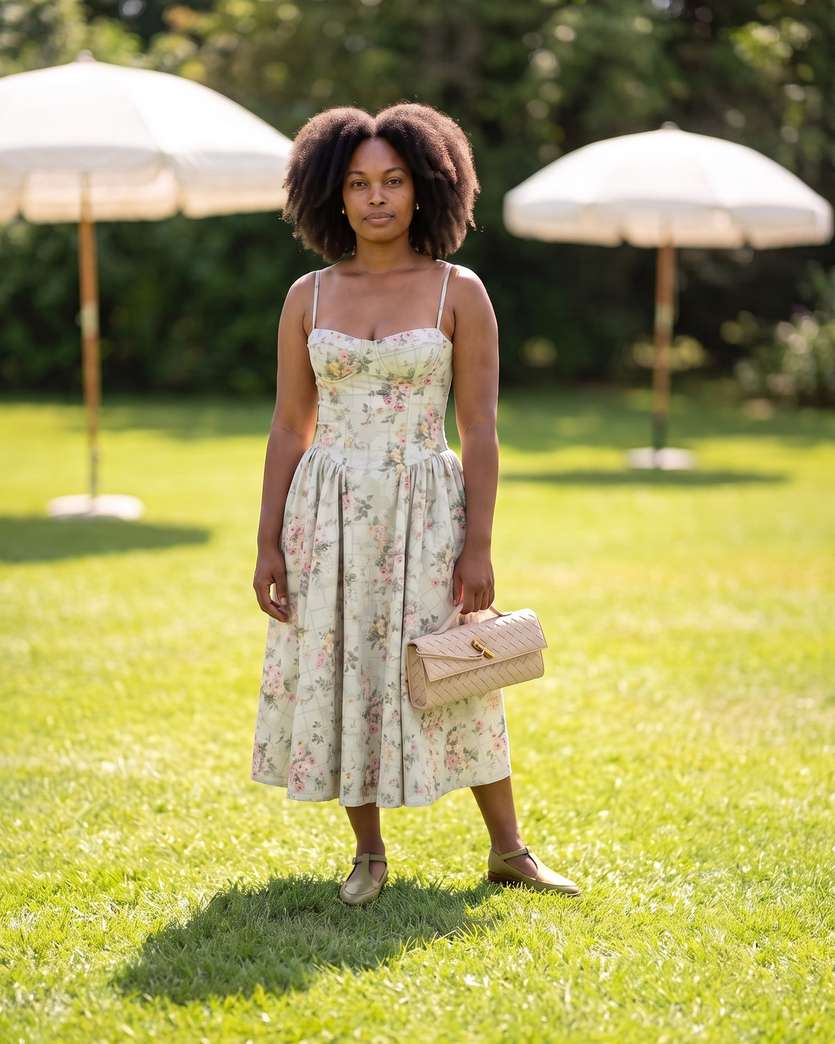The Green Floral Look